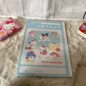 Sanrio Characters Blue Notebook